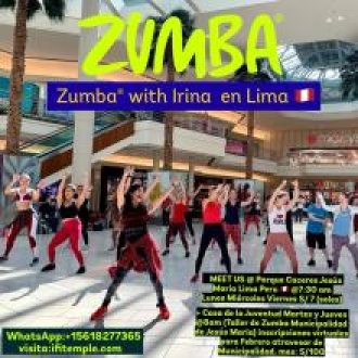 Clase baile Zumba increible calidad en sala Jesus Maria